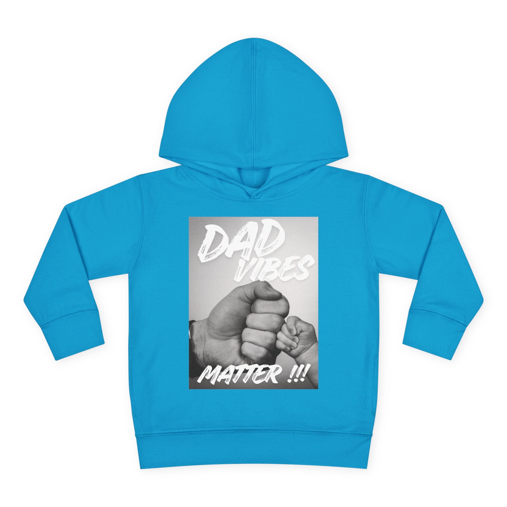 Toddler Hoodie — "Dad Vibes Matter" Fist Bump Pullover (Father’s Day Gift)