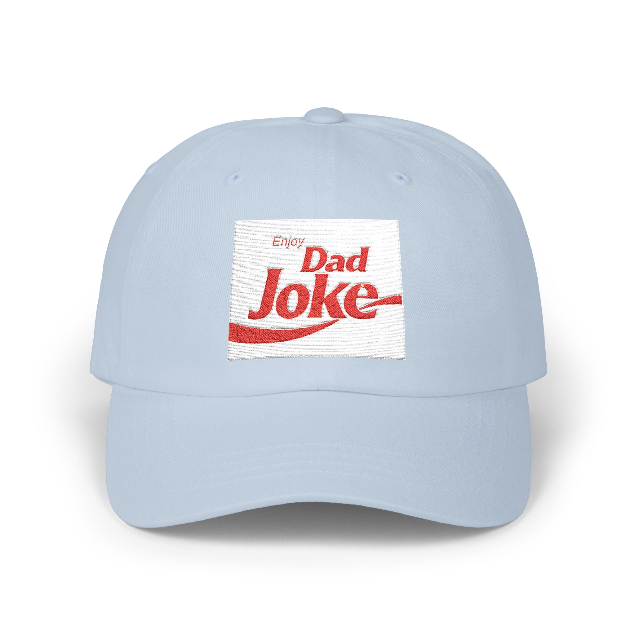 Dad Joke Cap — Classic White Embroidered Baseball Hat