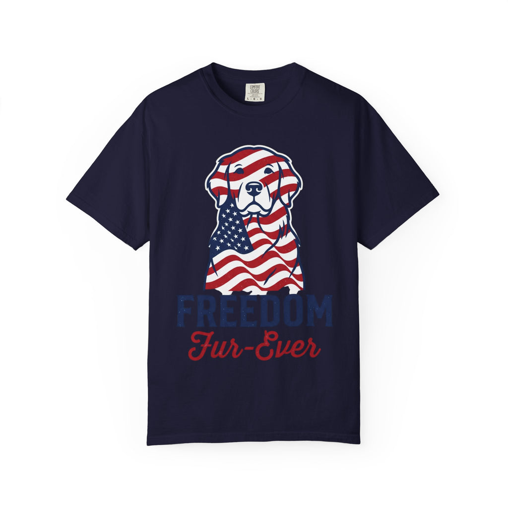 Freedom Fur-Ever Patriotic Dog T-Shirt
