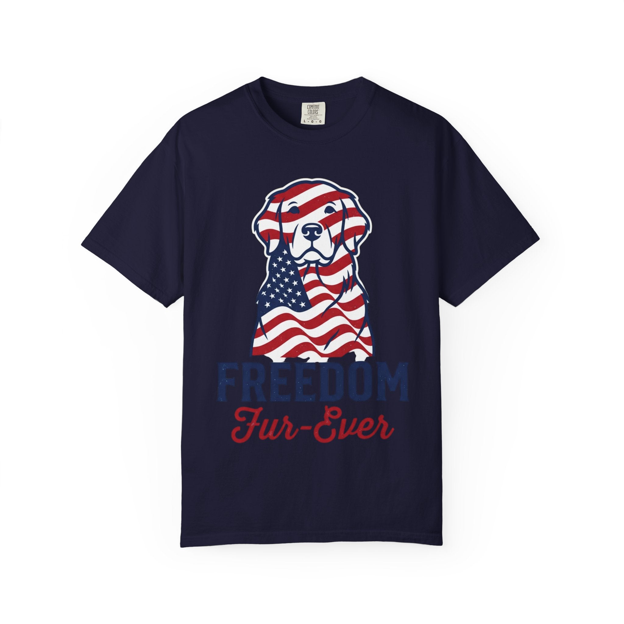 Freedom Fur-Ever Patriotic Dog T-Shirt