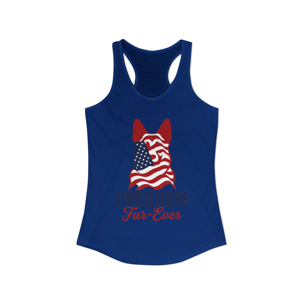 Freedom Fur-Ever Women's Ideal Racerback Tank