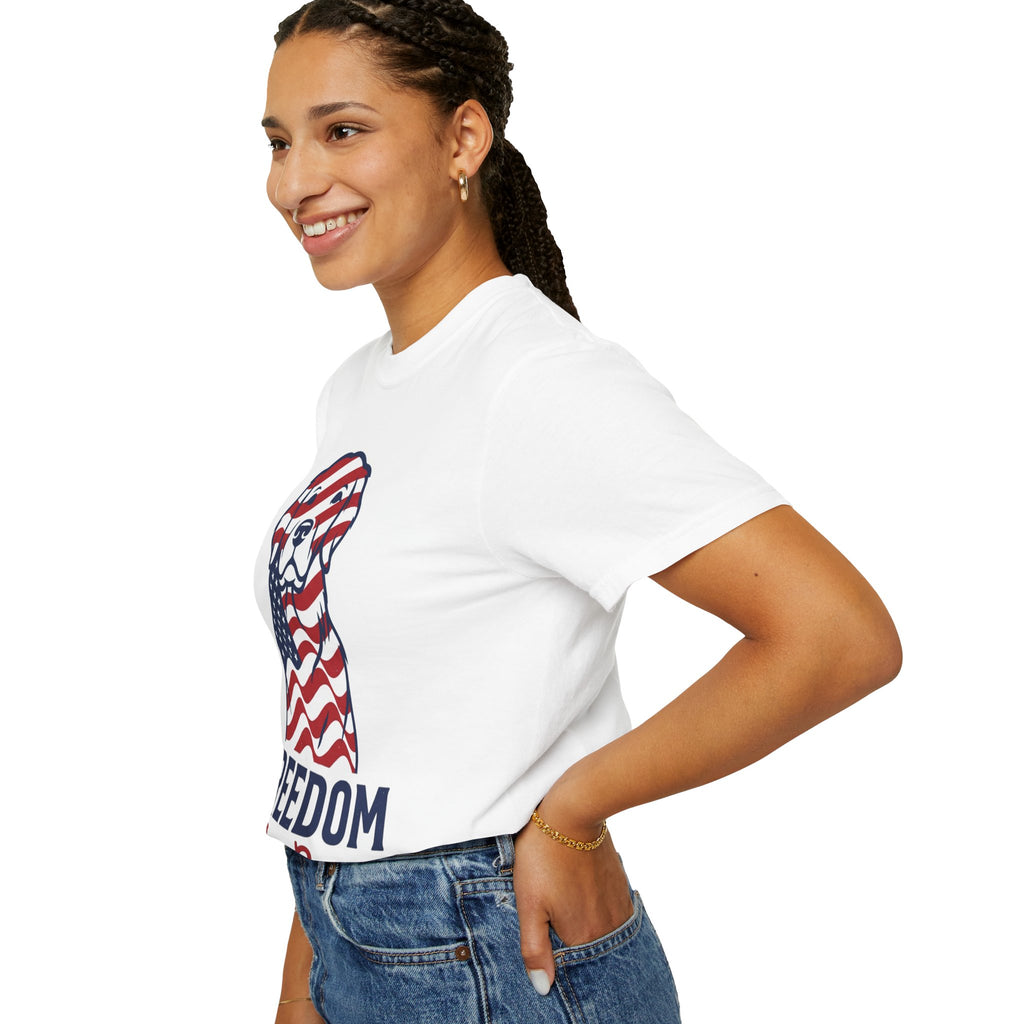 Freedom Fur-Ever Patriotic Dog T-Shirt