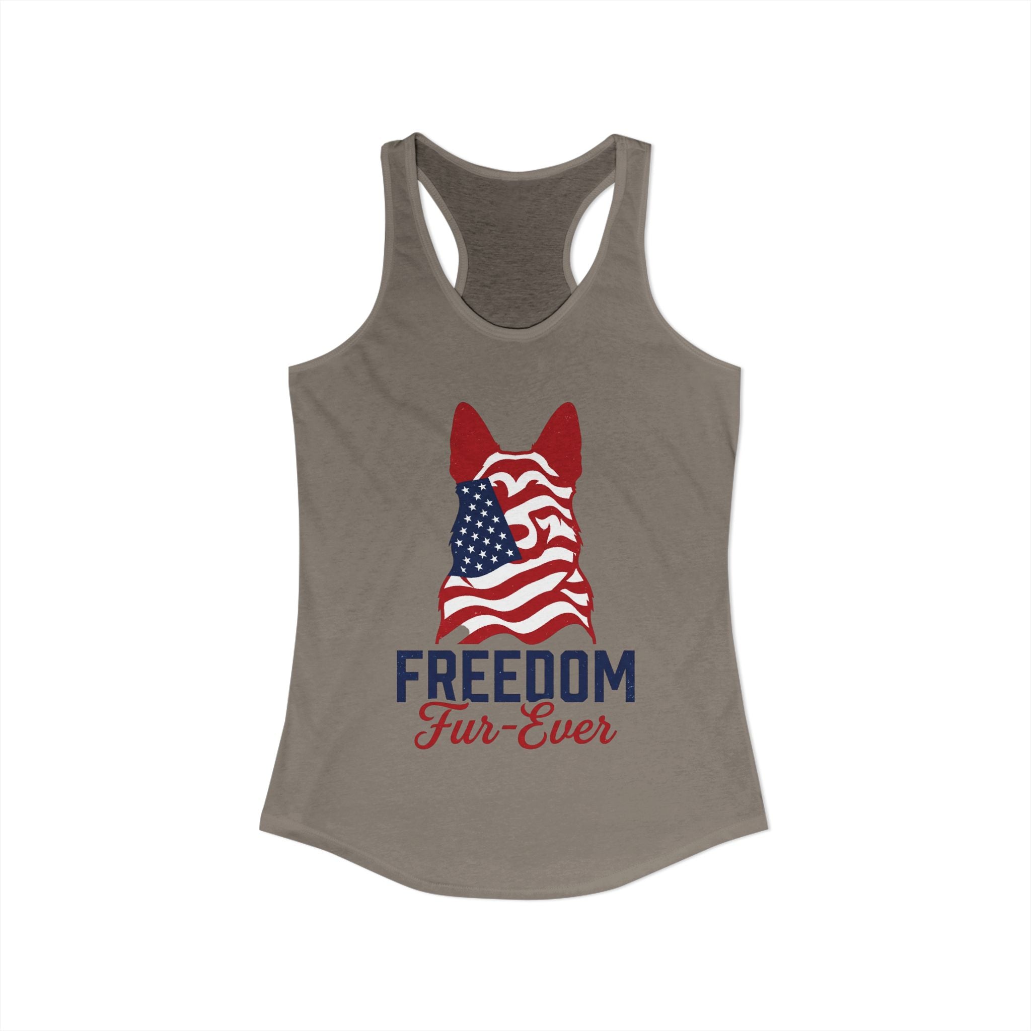 Freedom Fur-Ever Women's Ideal Racerback Tank