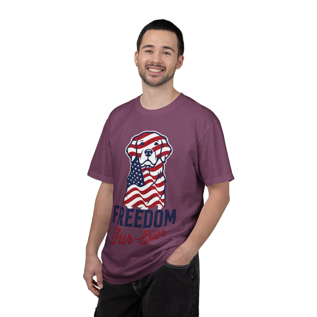 Freedom Fur-Ever Patriotic Dog T-Shirt
