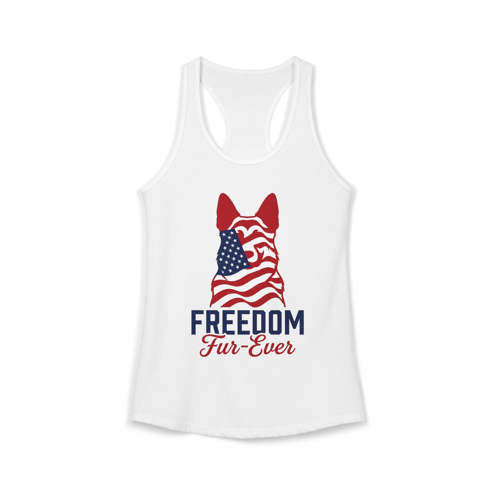 Freedom Fur-Ever Women's Ideal Racerback Tank