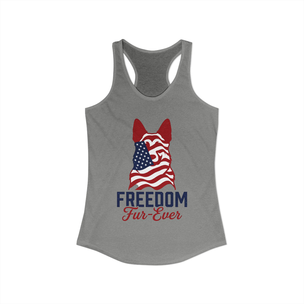 Freedom Fur-Ever Women's Ideal Racerback Tank