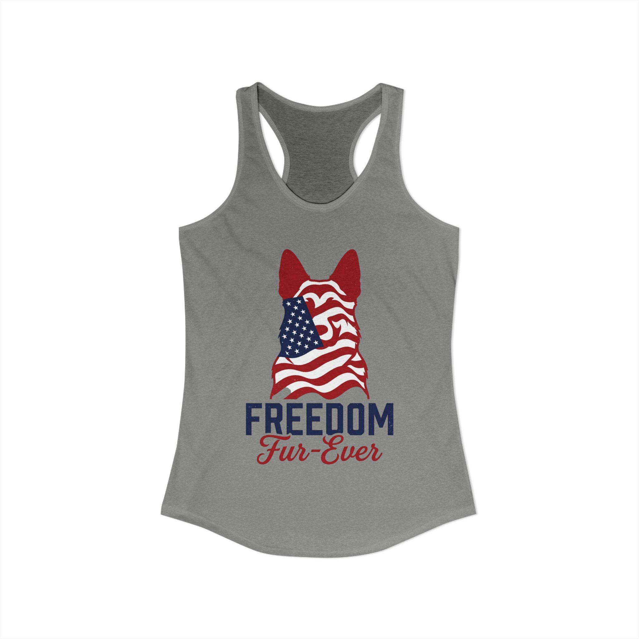 Freedom Fur-Ever Women's Ideal Racerback Tank