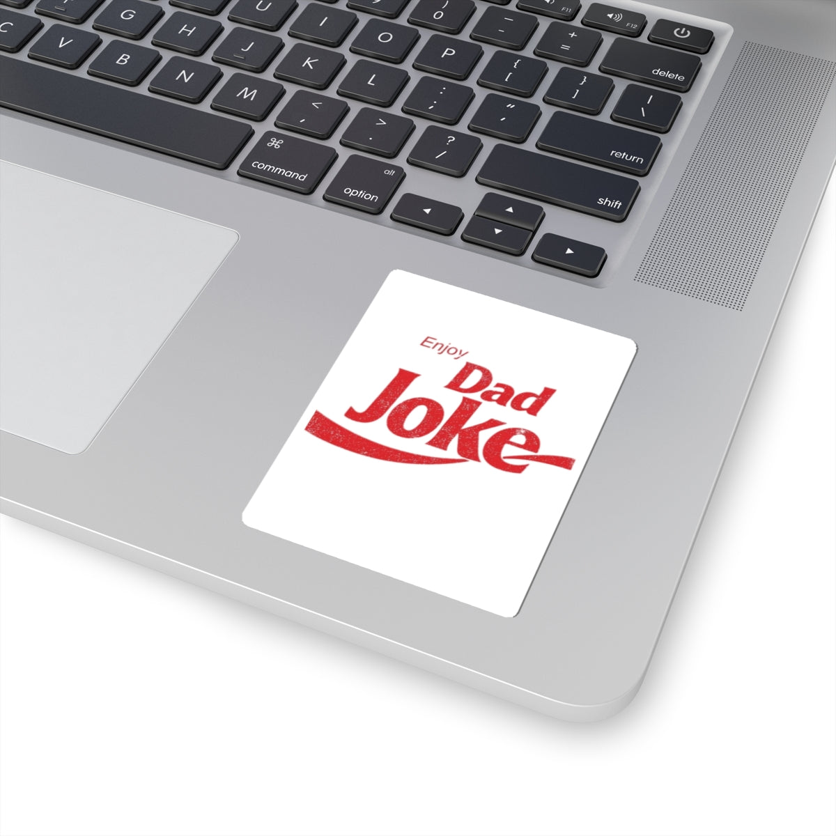 Dad Joke Sticker — Retro "Enjoy Dad Joke" Vinyl Decal for Laptops, Water Bottles & Gifts