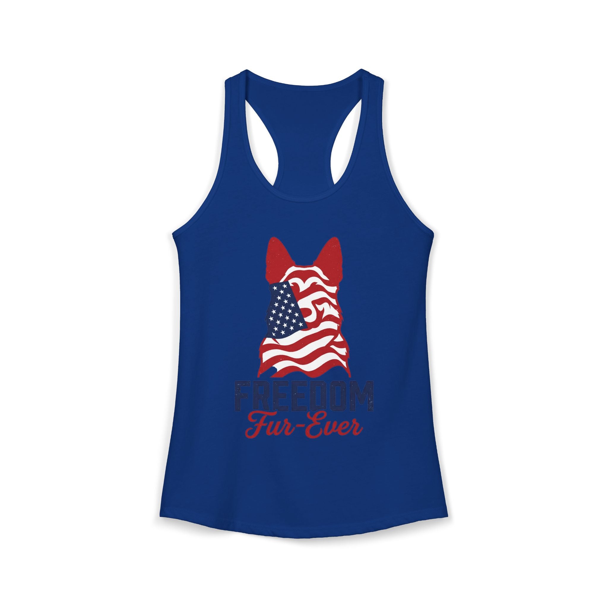 Freedom Fur-Ever Women's Ideal Racerback Tank