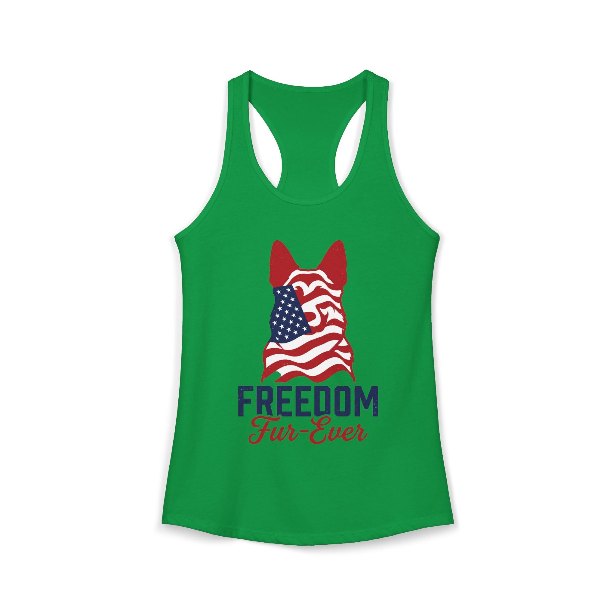 Freedom Fur-Ever Women's Ideal Racerback Tank