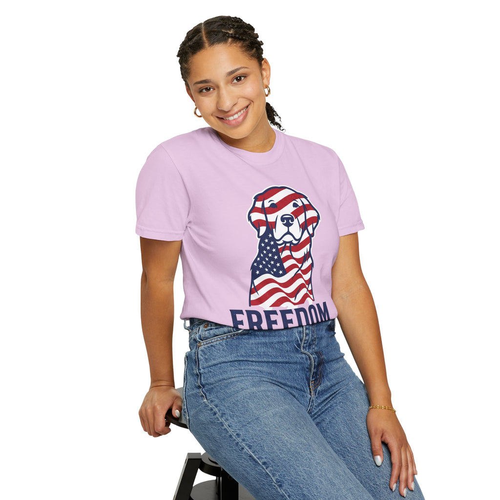 Freedom Fur-Ever Patriotic Dog T-Shirt