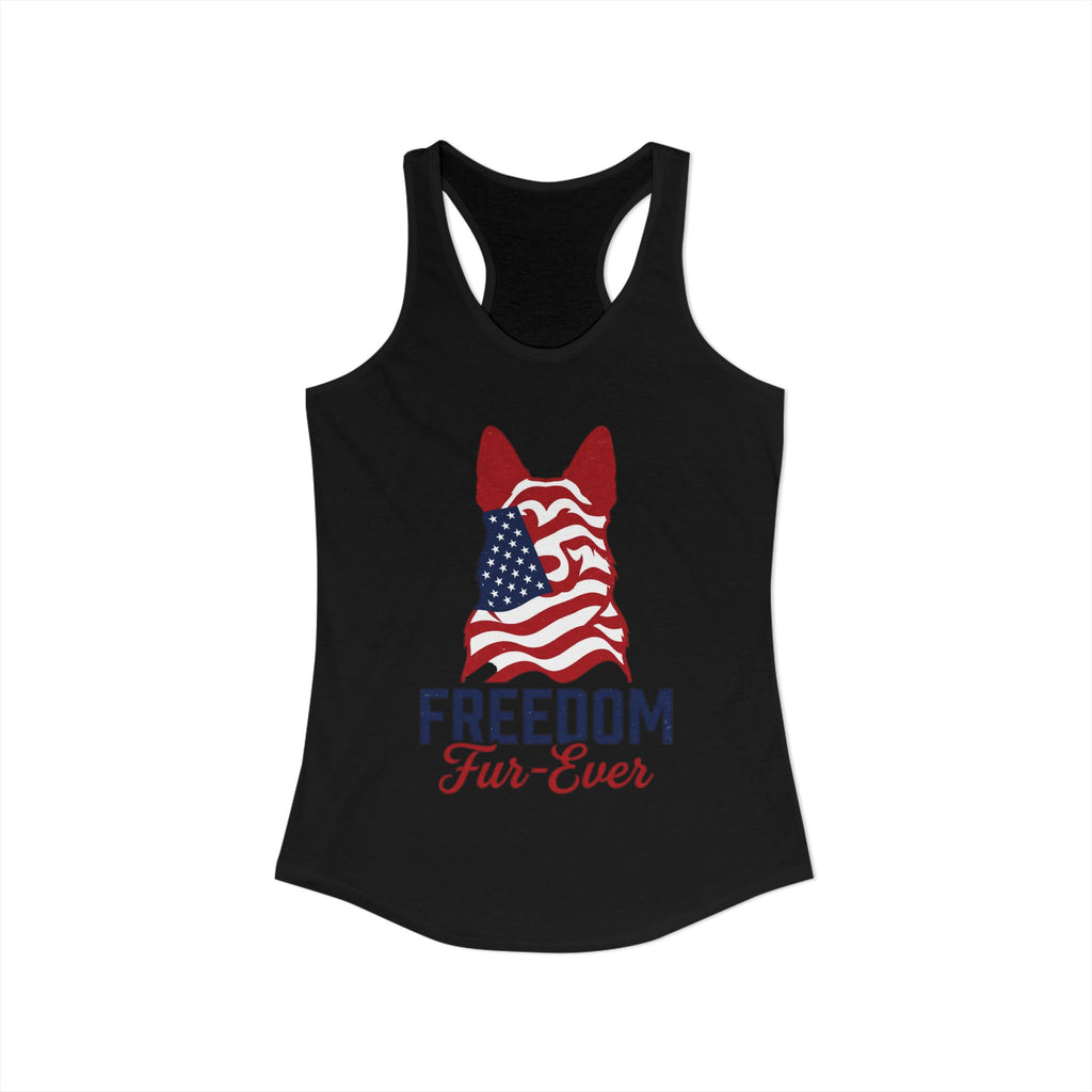 Freedom Fur-Ever Women's Ideal Racerback Tank