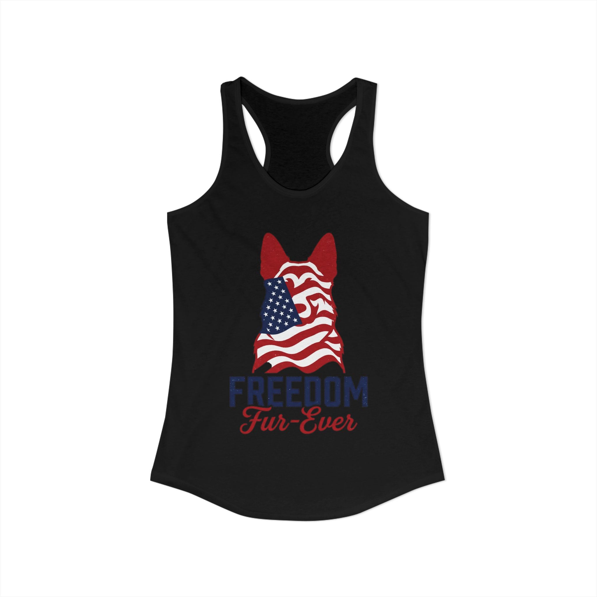 Freedom Fur-Ever Women's Ideal Racerback Tank