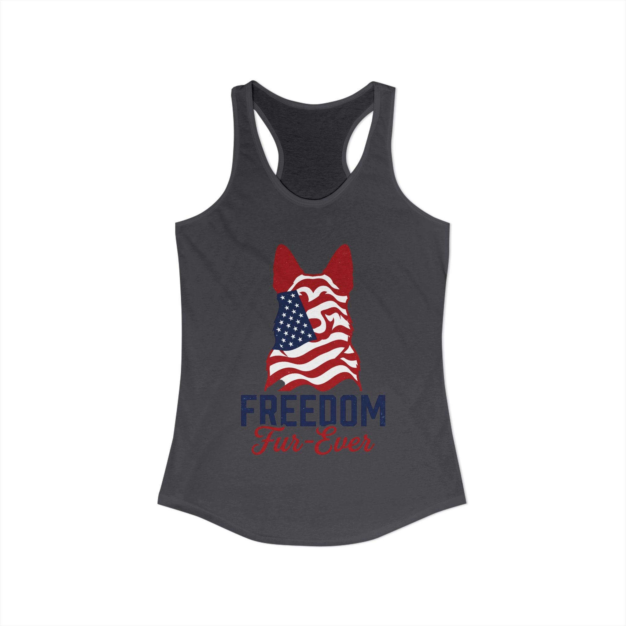 Freedom Fur-Ever Women's Ideal Racerback Tank