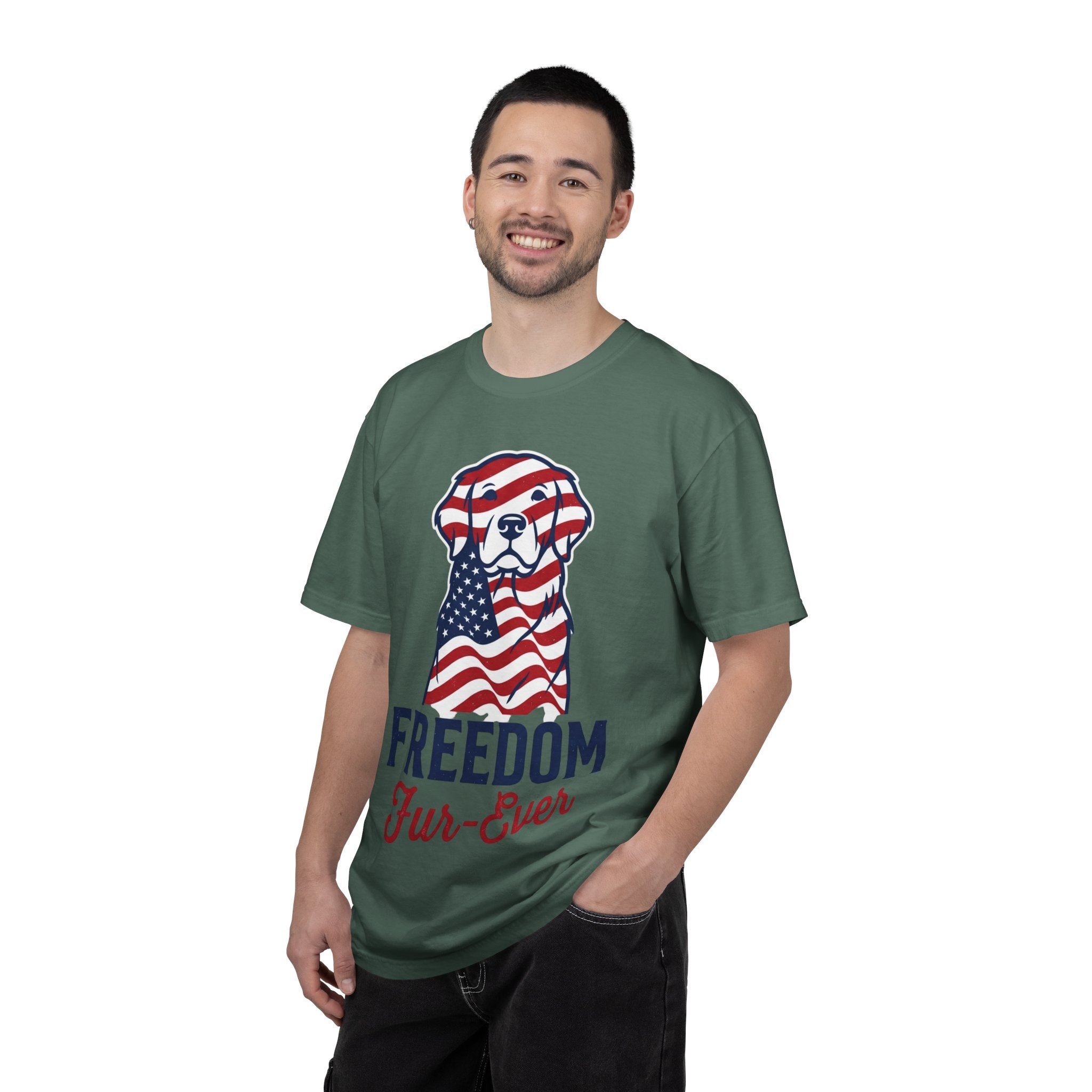 Freedom Fur-Ever Patriotic Dog T-Shirt