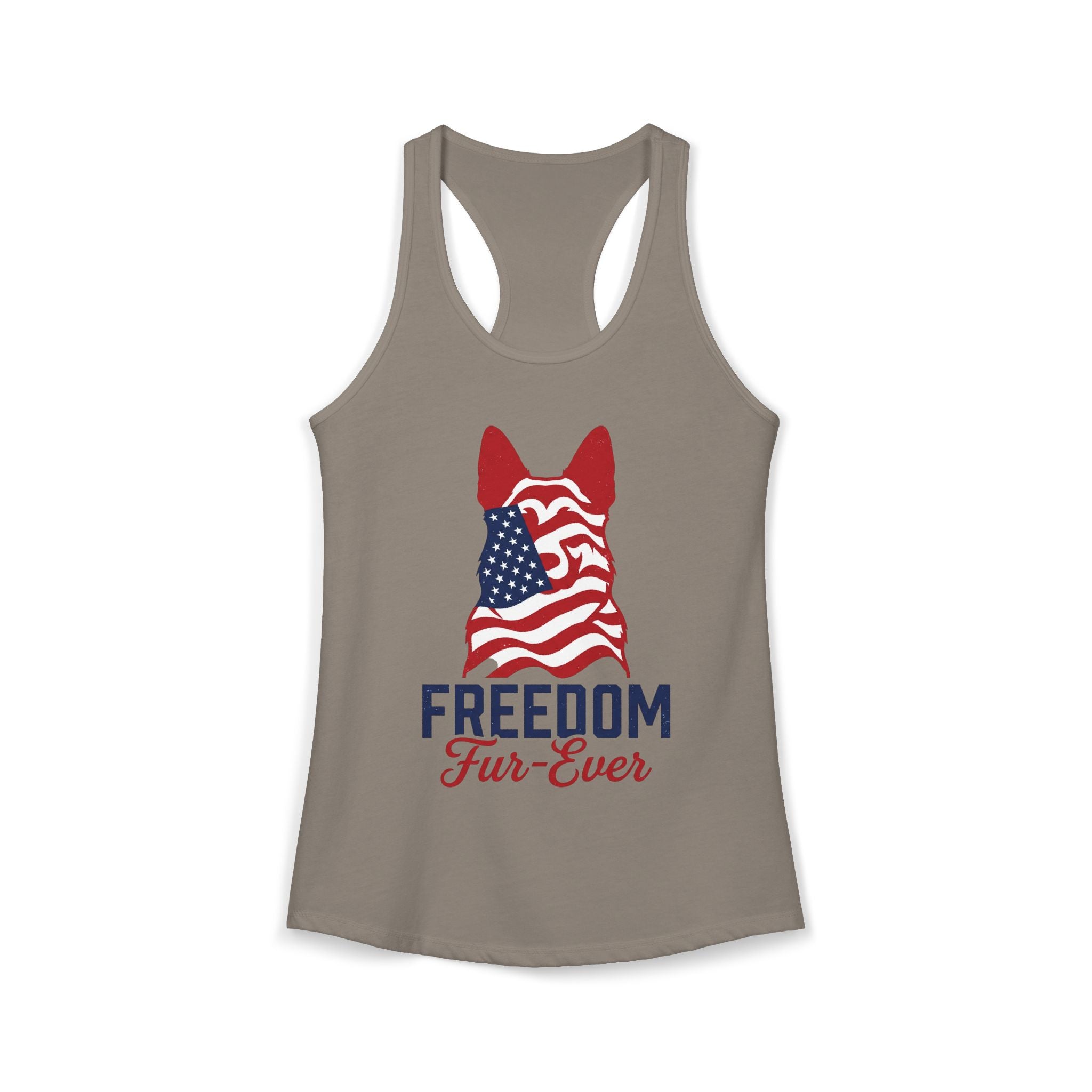 Freedom Fur-Ever Women's Ideal Racerback Tank