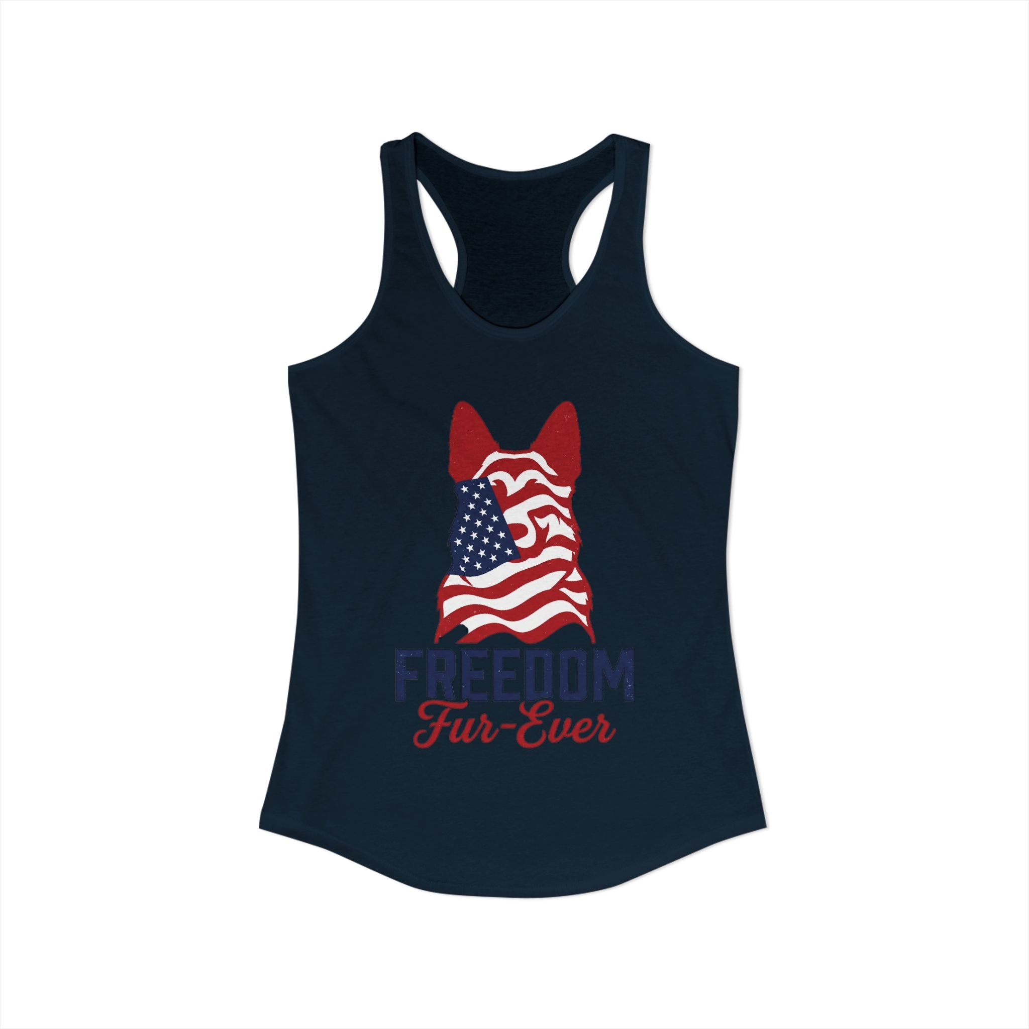 Freedom Fur-Ever Women's Ideal Racerback Tank