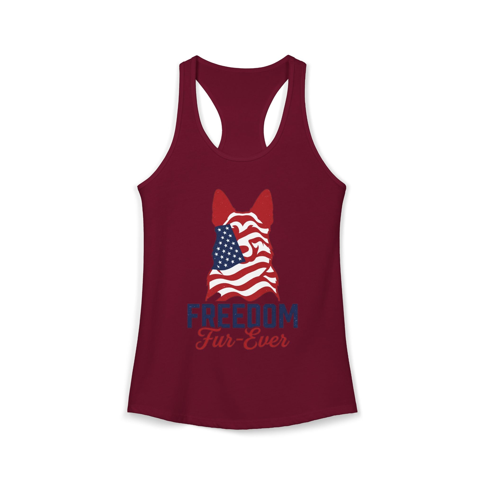 Freedom Fur-Ever Women's Ideal Racerback Tank
