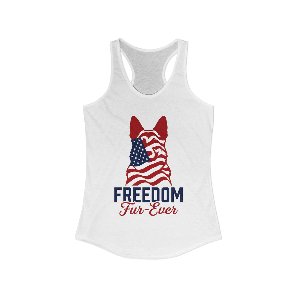 Freedom Fur-Ever Women's Ideal Racerback Tank