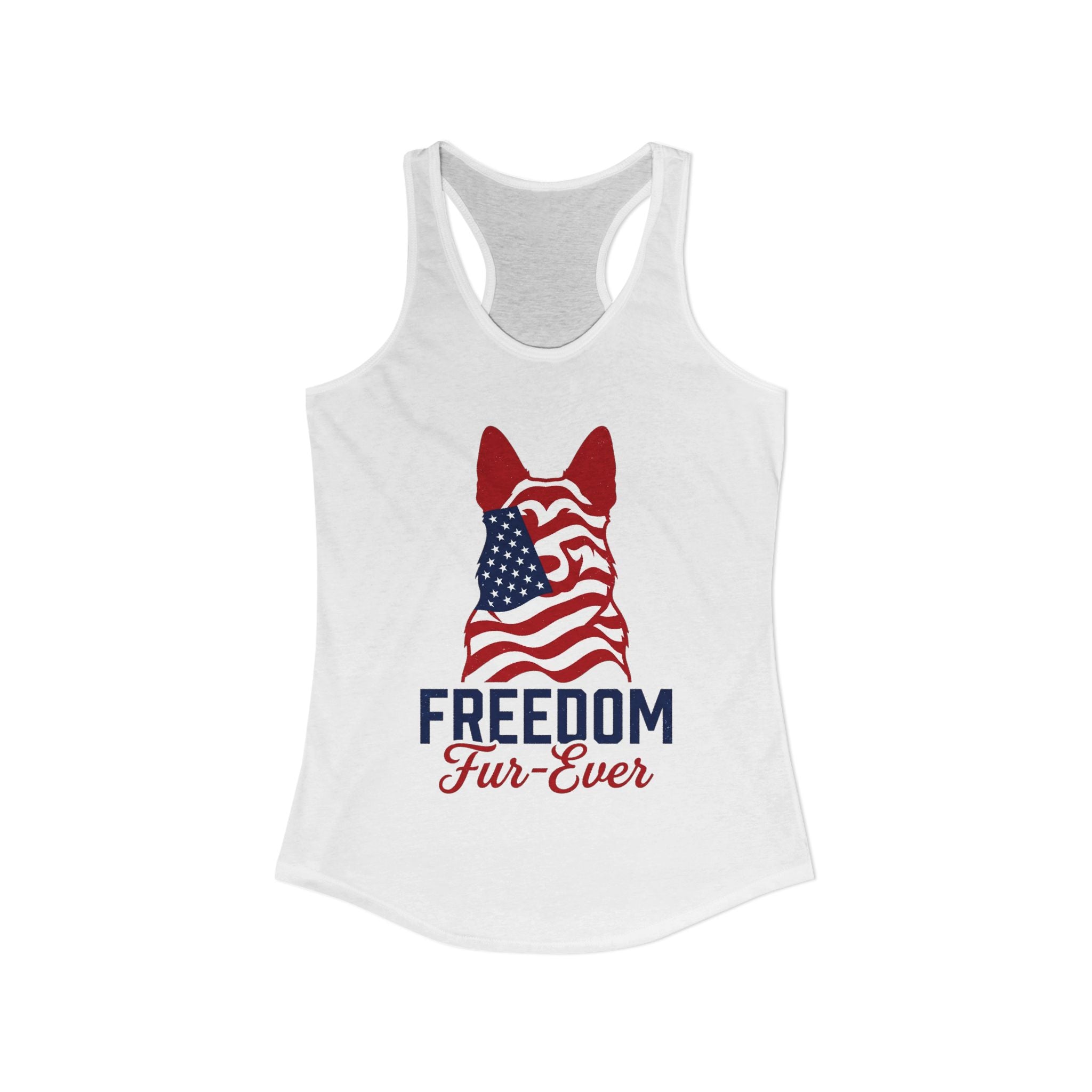 Freedom Fur-Ever Women's Ideal Racerback Tank