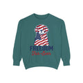 Freedom Fur-Ever Sweatshirt — Patriotic American Flag Dog Crewneck