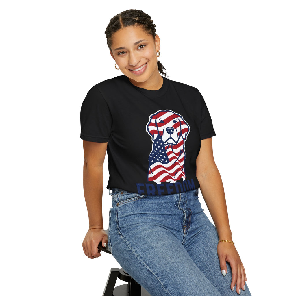 Freedom Fur-Ever Patriotic Dog T-Shirt