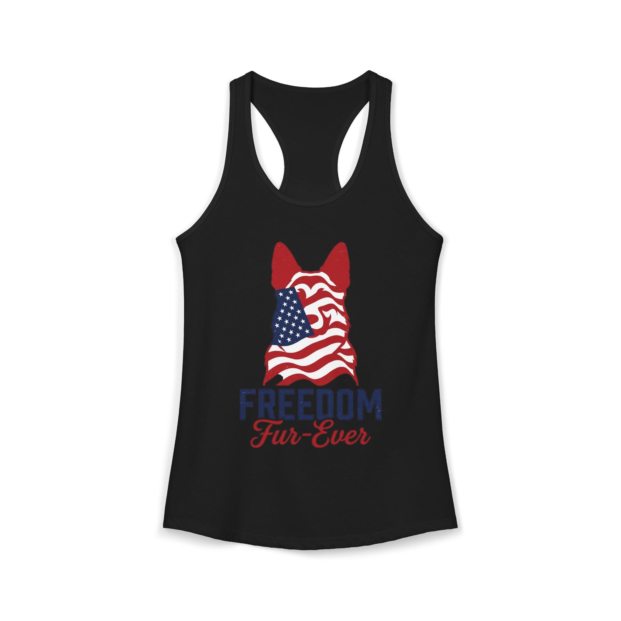 Freedom Fur-Ever Women's Ideal Racerback Tank