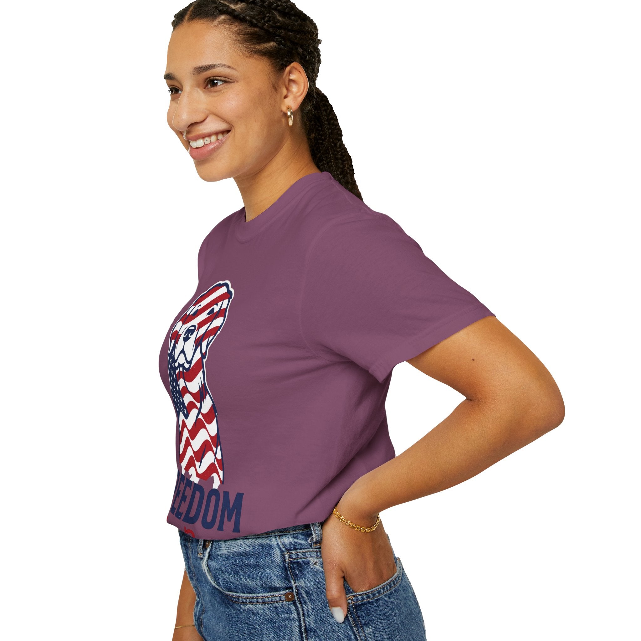 Freedom Fur-Ever Patriotic Dog T-Shirt