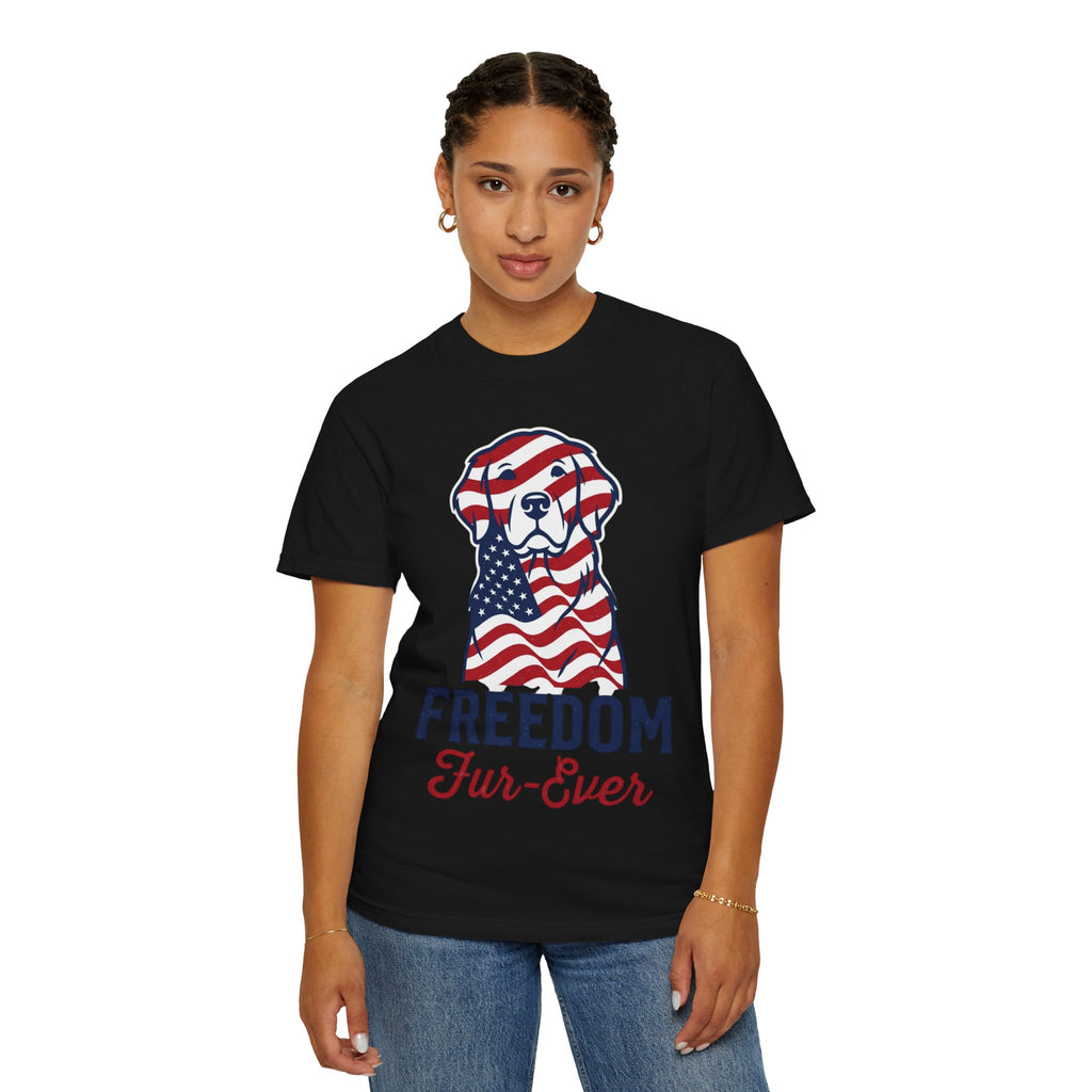 Freedom Fur-Ever Patriotic Dog T-Shirt