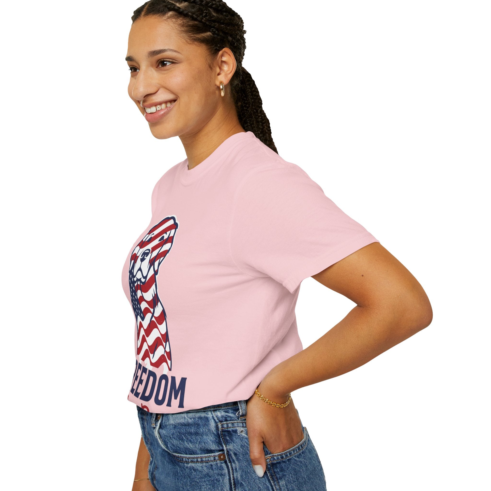 Freedom Fur-Ever Patriotic Dog T-Shirt