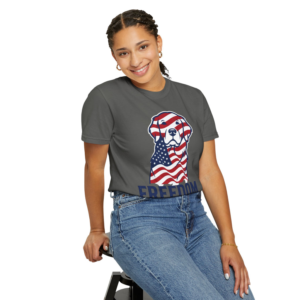Freedom Fur-Ever Patriotic Dog T-Shirt