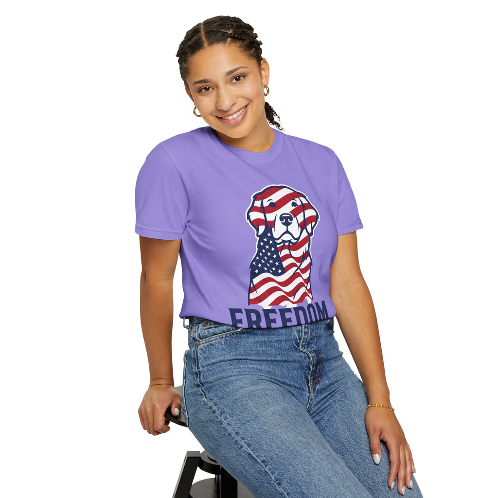 Freedom Fur-Ever Patriotic Dog T-Shirt