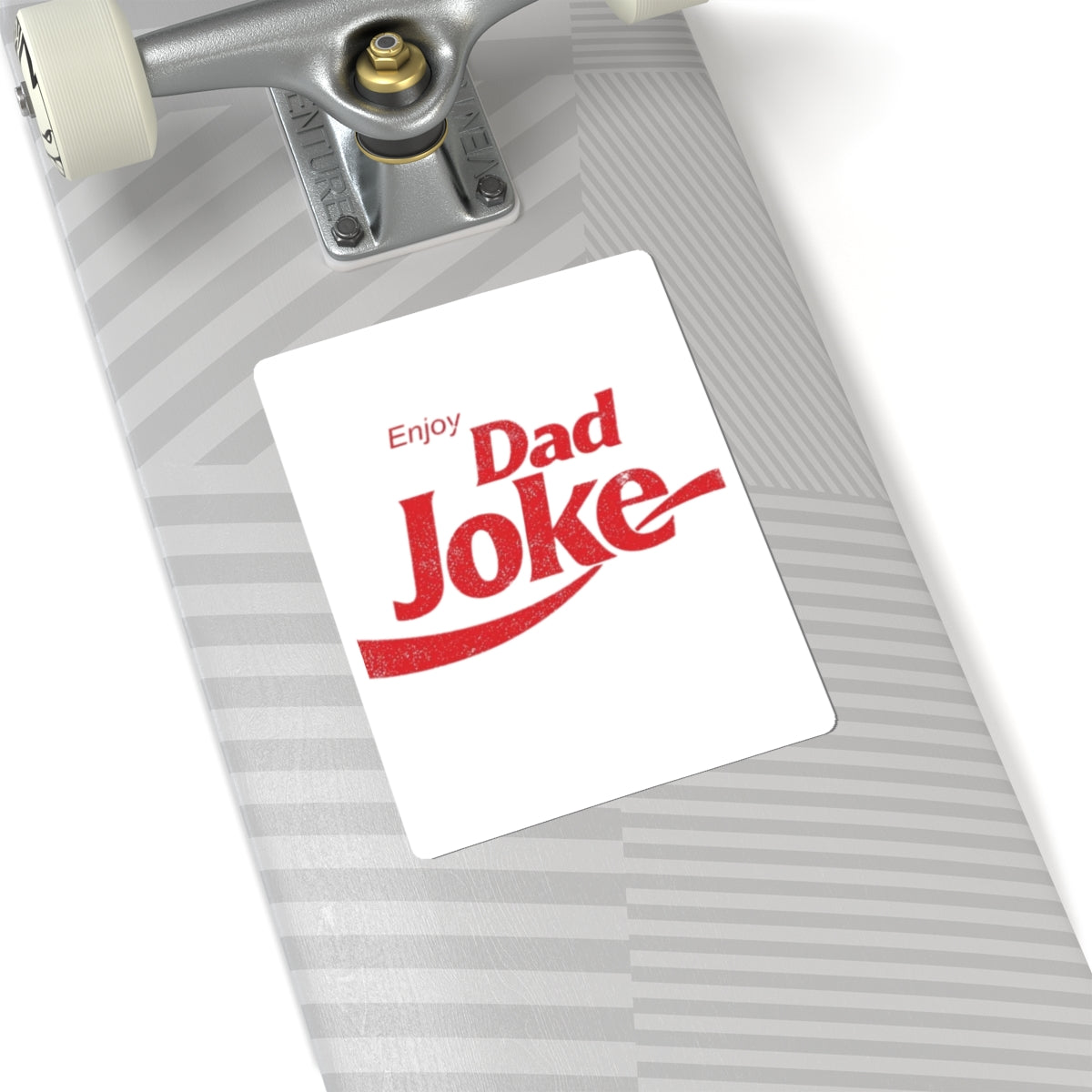 Dad Joke Sticker — Retro "Enjoy Dad Joke" Vinyl Decal for Laptops, Water Bottles & Gifts