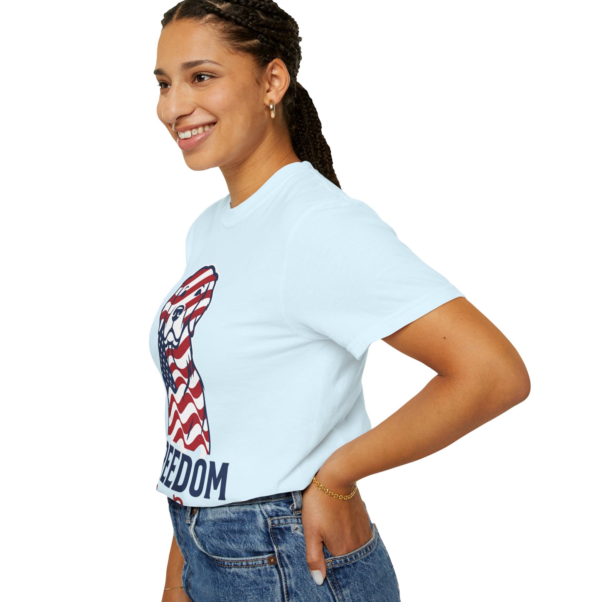 Freedom Fur-Ever Patriotic Dog T-Shirt